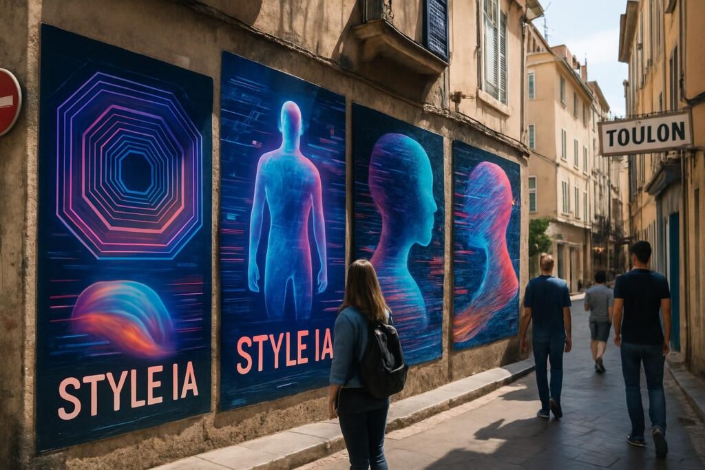 découvrez comment toulon voit l’émergence d’un « style ia » unique dans ses affiches urbaines, transformant le paysage visuel de la ville grâce à un nouveau phénomène artistique.