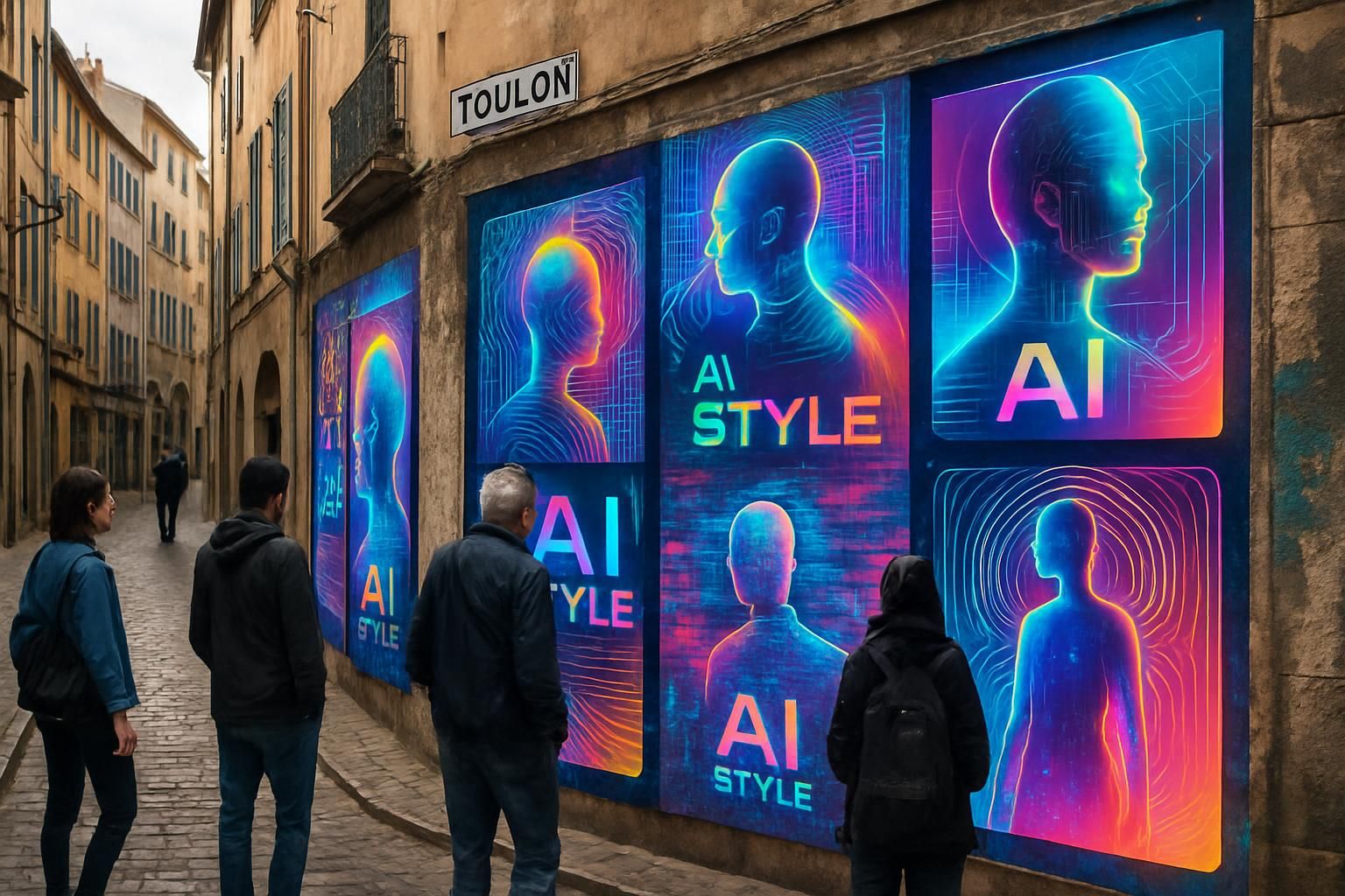 découvrez comment toulon voit l’émergence d’un style unique d’affiches urbaines inspiré par l’intelligence artificielle, transformant la ville avec un nouveau phénomène visuel.
