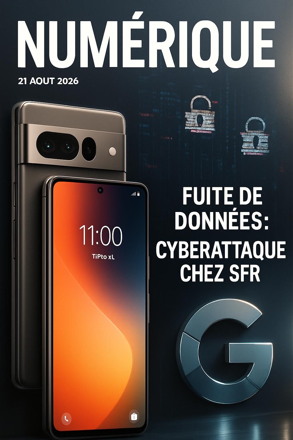découvrez le zdnet morning du 21 août 2026 : sfr confronté à une fuite de données, test complet du google pixel 11 pro xl, dernières actualités google et bien plus encore.