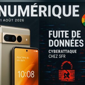 découvrez les dernières infos du zdnet morning du 21/08/2026 : fuite de données chez sfr, test complet du google pixel 11 pro xl, actualités google et bien plus encore.