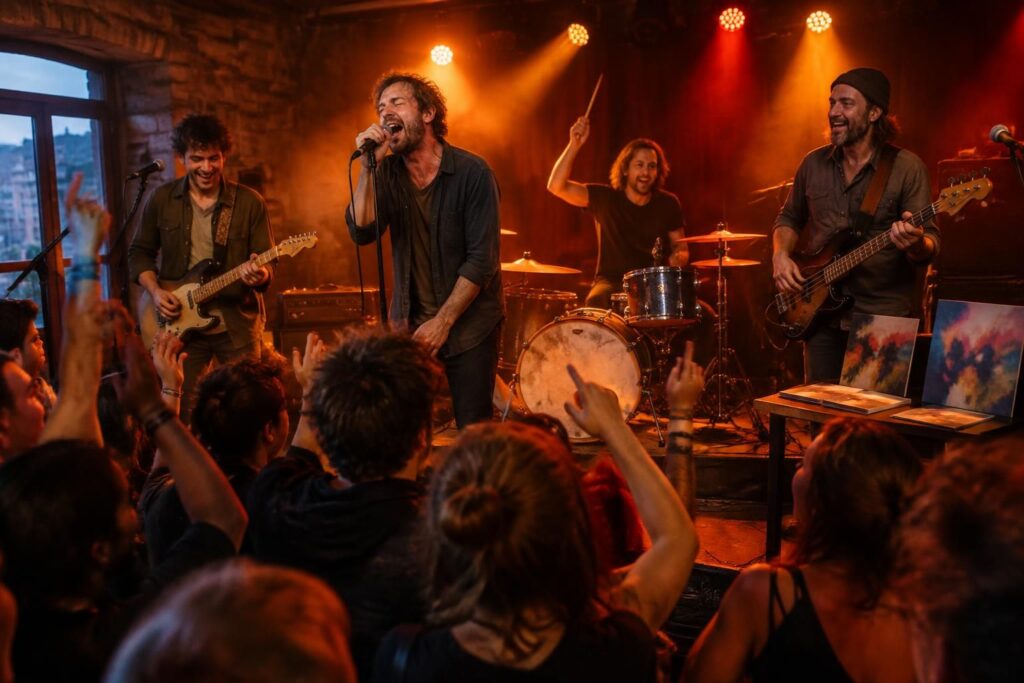 le groupe vitréen célèbre la sortie de son album « 100 % de bêtise humaine, 0 % d’ia » avec une série de concerts.