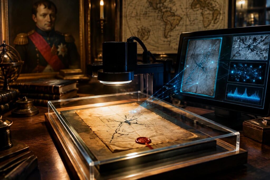 des années plus tard, l’intelligence artificielle déchiffre une lettre codée sur ordre de napoléon et révèle les secrets de ce message historique.