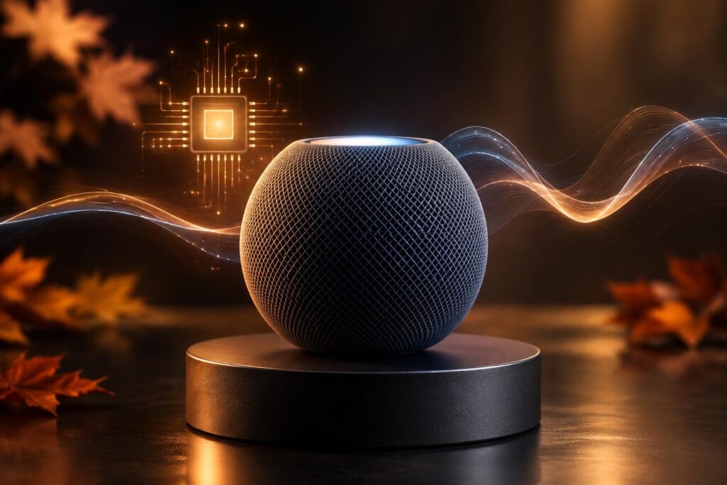 le homepod mini 2 pourrait être lancé le 30 octobre avec une puce s10 et un siri enrichi par l’ia. voici ce que l’on sait sur la prochaine enceinte d’apple.