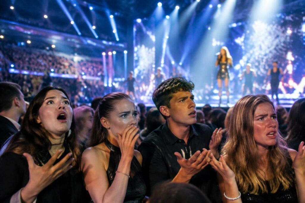 la prestation aux nrj music awards fait vivement réagir les fans de la star academy, qui la qualifient de « désastre » sur les réseaux sociaux.